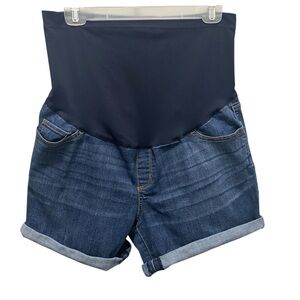 Liz Lange Women's Denim Maternity Shorts